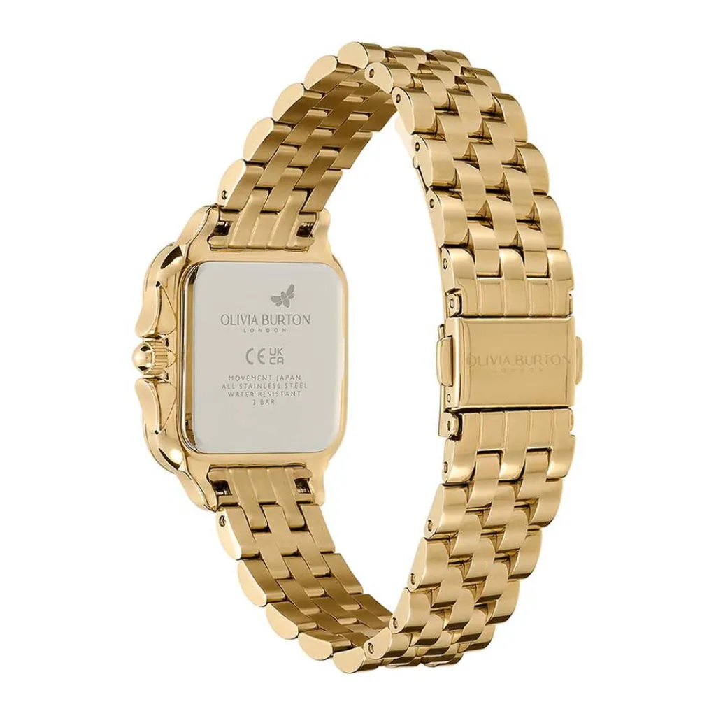 OLIVIA BURTON Montre Grosvenor Doré cadran doré fond doré bracelet acier doré Online