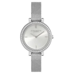 OLIVIA BURTON Montre Vintage Bead Argenté cadran argenté fond argenté bracelet acier argenté Outlet