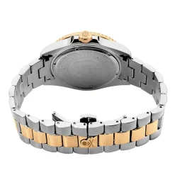 PHILIPP PLEIN Montre Gmt-i Challenger Vert cadran bicolore fond vert bracelet acier bicolore Best