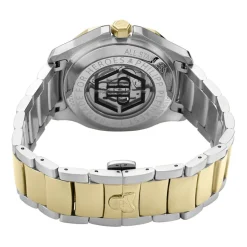 PHILIPP PLEIN Montre High-conic Champagne cadran bicolore fond champagne bracelet acier bicolore Discount