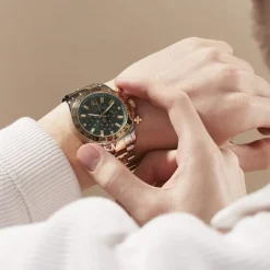 PHILIPP PLEIN Montre Nobile Vert cadran bicolore fond vert bracelet acier bicolore Online