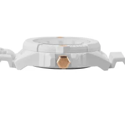 PHILIPP PLEIN Montre The Skull Ecoceramic Blanc cadran blanc fond blanc bracelet silicone blanc Online