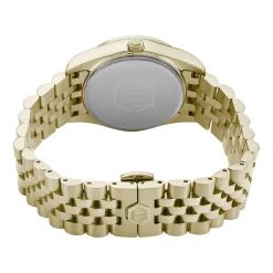 PHILIPP PLEIN Montre $treet Couture Ncare Blanc cadran doré fond nacre blanc bracelet acier doré Clearance