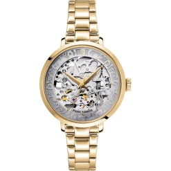 PIERRE LANNIER Montre Automatique 35 Argenté cadran doré fond argenté bracelet acier doré Outlet