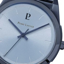 PIERRE LANNIER Montre Candide Bleu cadran bleu fond bleu bracelet acier bleu Sale