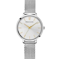 PIERRE LANNIER Montre Chouquette Argenté cadran argenté fond argenté bracelet acier argenté Sale