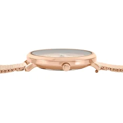 PIERRE LANNIER Montre Eolia Doré Rose cadran doré rose fond doré rose bracelet acier argenté Hot