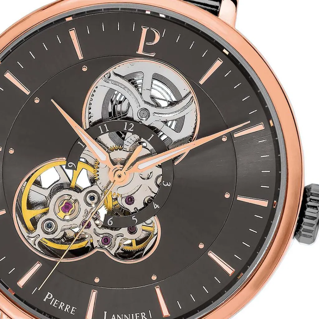PIERRE LANNIER Montre Melodie Gris cadran gris fond gris bracelet acier gris Online