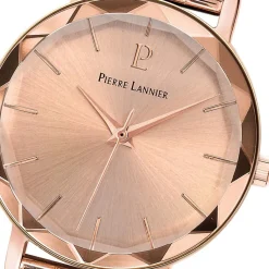 PIERRE LANNIER Montre Multiples Rose cadran doré rose fond rose bracelet acier doré rose Online