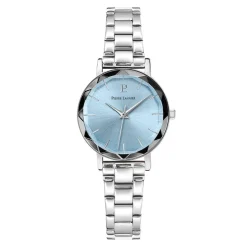 PIERRE LANNIER Montre Multiples Bleu Sky cadran argenté fond bleu sky bracelet acier argenté Sale