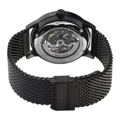 PIERRE LANNIER Montre Paddock Noir cadran noir fond noir bracelet acier noir Online