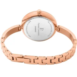 PIERRE LANNIER Montre Pretty Blanc cadran doré rose fond blanc bracelet acier doré rose Clearance