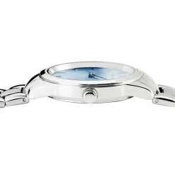 PIERRE LANNIER Montre Roxane Bleu Sky cadran argenté fond bleu sky bracelet acier argenté Sale