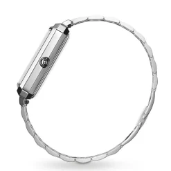 ROSEFIELD Montre Octagon Blanc cadran argenté fond blanc bracelet acier argenté Sale