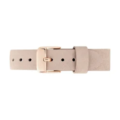 ROSEFIELD Montre West Village Blanc cadran doré rose fond blanc bracelet cuir beige Online