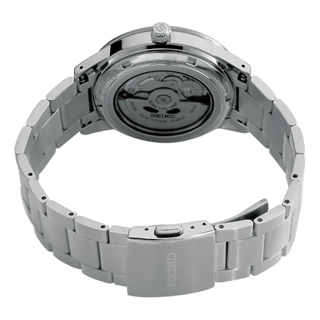 SEIKO Montre Presage Bleu London cadran argenté fond bleu london bracelet acier argenté Online