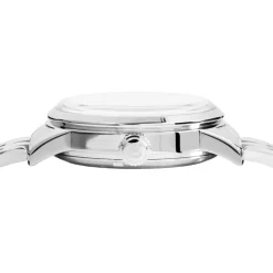 SEIKO Montre Presage Cocktail Bleu Foncé cadran argenté fond bleu bracelet acier gris Discount