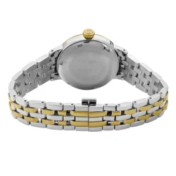 SEIKO Montre Presage Cocktail Champagne cadran bicolore fond champagne bracelet acier bicolore