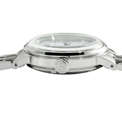 SEIKO Montre Presage Cocktail Bleu Sky cadran argenté fond bleu sky bracelet acier argenté New
