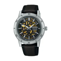 SEIKO Montre Presage Marron Sale