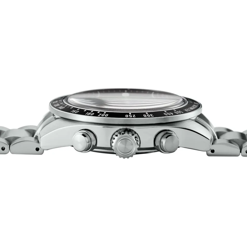 SEIKO Montre Prospex Bleu cadran argenté fond bleu bracelet acier argenté Hot