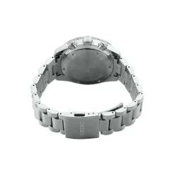SEIKO Montre Prospex Bleu cadran argenté fond bleu bracelet acier argenté Hot