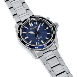 SEIKO Montre Sport Kinetic Bleu