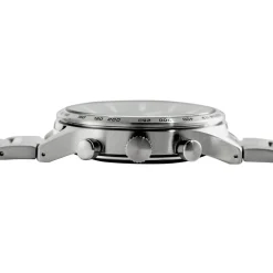 SEIKO Montre Sport Noir cadran argenté fond noir bracelet acier argenté Best