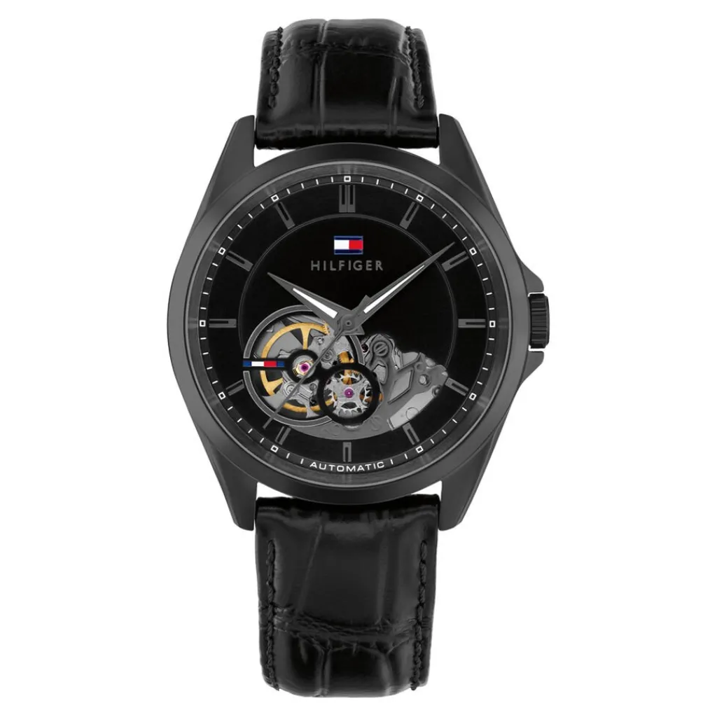 TOMMY HILFIGER Montre Baker Automatic Noir Sale