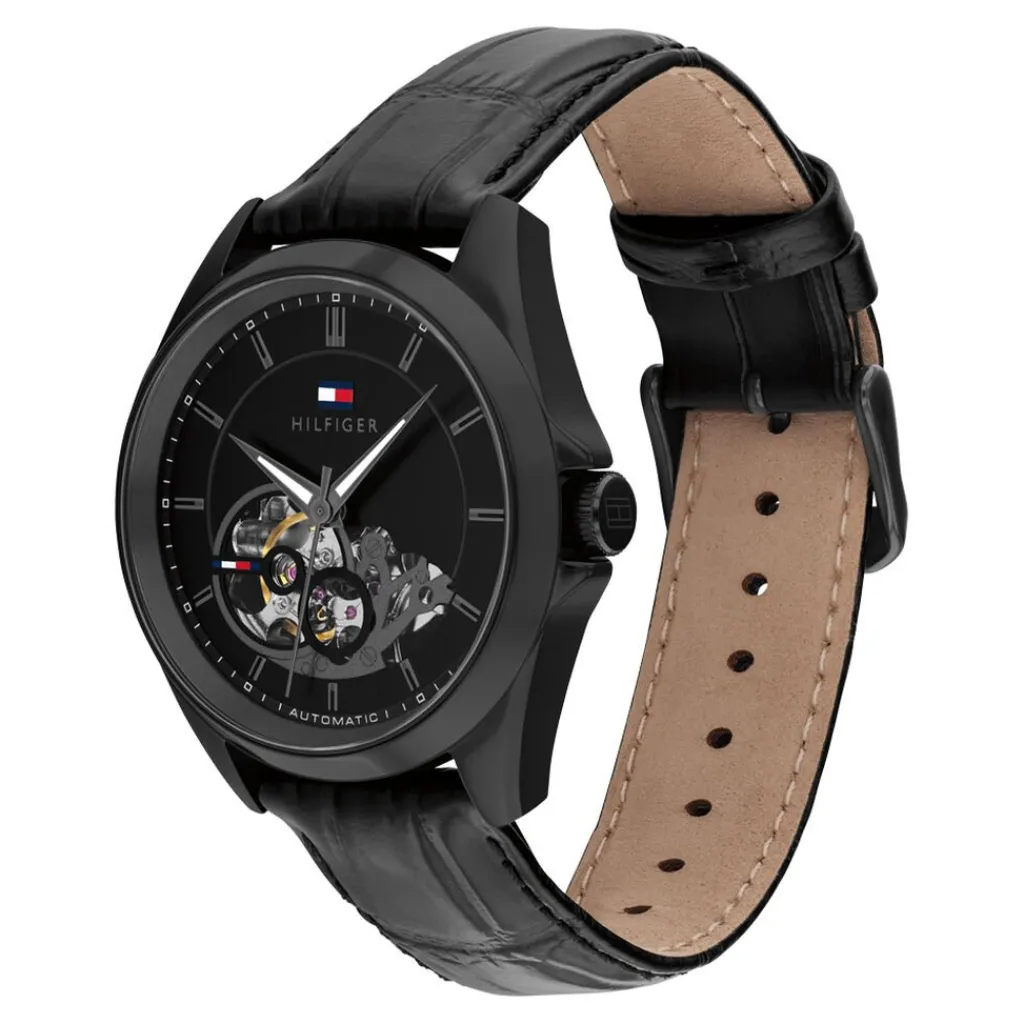 TOMMY HILFIGER Montre Baker Automatic Noir Sale