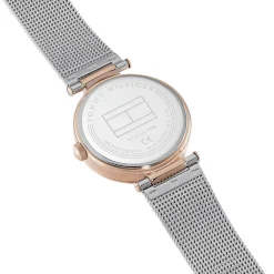 TOMMY HILFIGER Montre Lynn Argenté cadran doré rose fond argenté bracelet acier argenté New