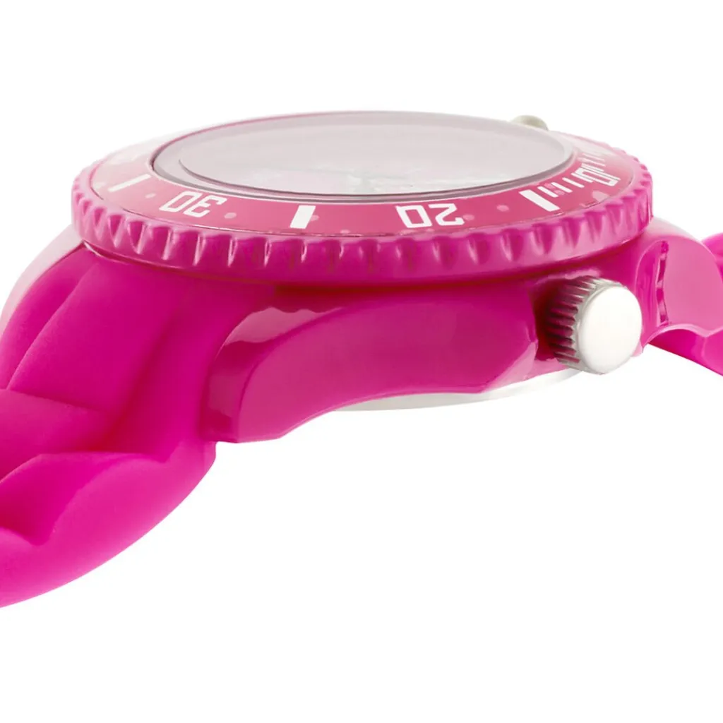 UPP Montre Aria Rose cadran rose fond rose bracelet silicone rose Clearance