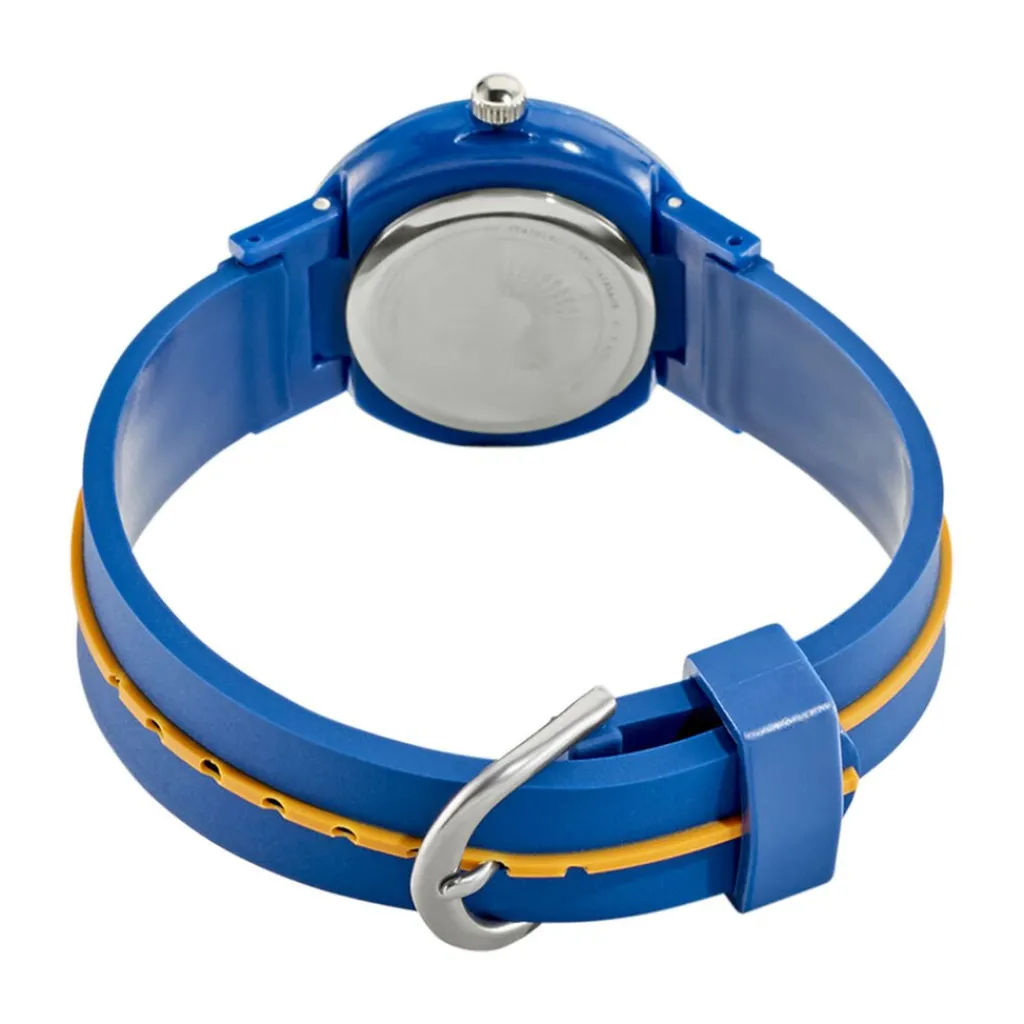 UPP Montre Beatty Bleu cadran bleu fond bleu bracelet plastique bleu Sale