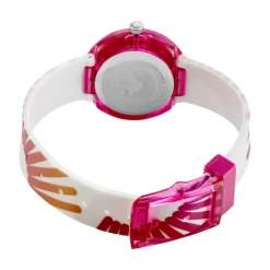 UPP Montre Beatty Multicolore cadran rose fond multicolore bracelet plastique multicolore Sale