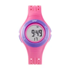 UPP Montre Cosmic cadran rose bracelet synthétique rose New