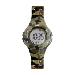 UPP Montre Cosmic Gris cadran camouflage bracelet synthétique camouflage Hot