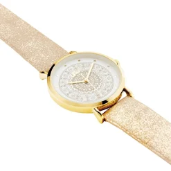 UPP Montre Dream Blanc cadran doré fond blanc bracelet synthétique doré rose Online
