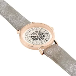 UPP Montre Dream Doré Rosé cadran doré rose fond doré rose bracelet synthétique taupe New