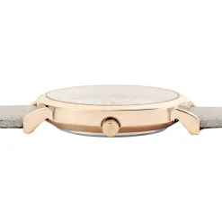 UPP Montre Dream Doré Rosé cadran doré rose fond doré rose bracelet synthétique taupe New