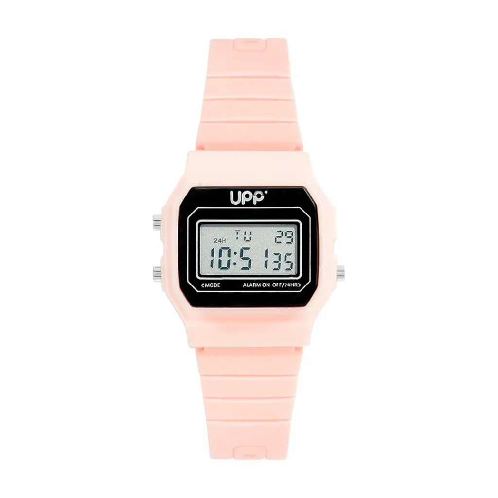 UPP Montre Square cadran rose bracelet silicone rose Sale