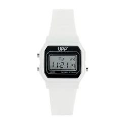 UPP Montre Square cadran blanc bracelet silicone blanc Online