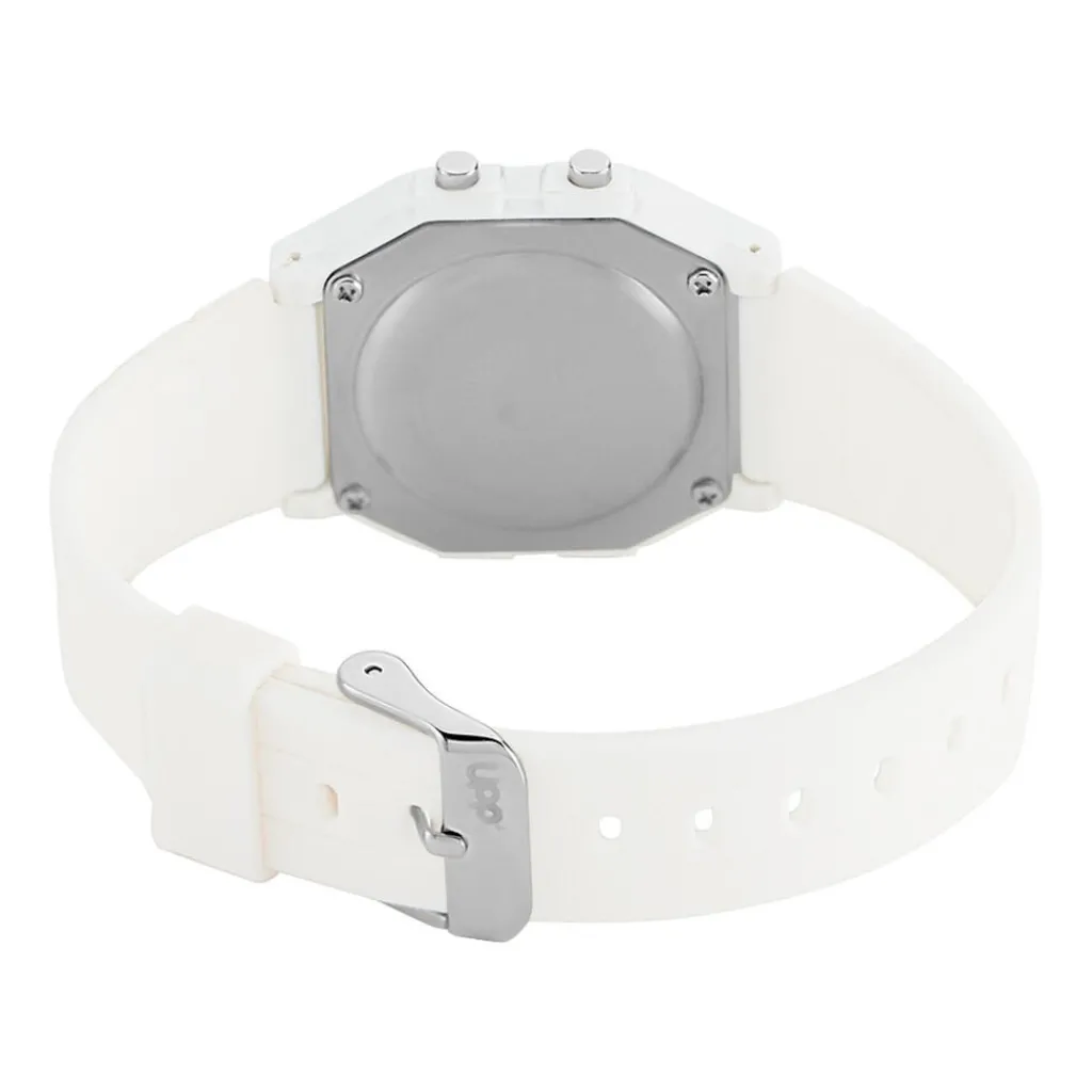 UPP Montre Square cadran blanc bracelet silicone blanc Online