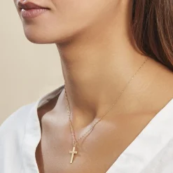 Histoire d'Or Pendentif Alyssa Croix Or Jaune