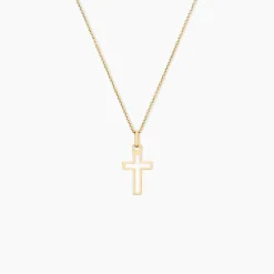 Histoire d'Or Pendentif Alyssa Croix Or Jaune Discount