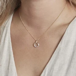 Histoire d'Or Pendentif Amaiur Or Tricolore Oxydes De Zirconium