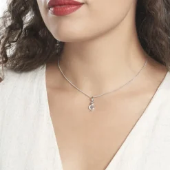 Histoire d'Or Pendentif Amelot Argent Blanc Oxyde De Zirconium Discount