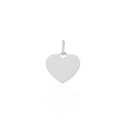 Histoire d'Or Pendentif Ange Coeur or blanc
