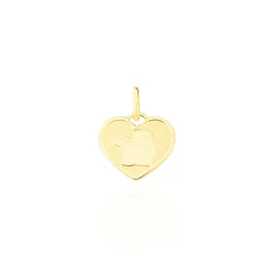 Histoire d'Or Pendentif Ange Coeur or jaune Sale
