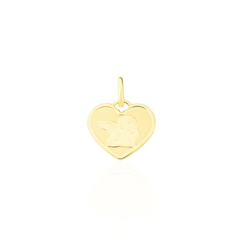 Histoire d'Or Pendentif Ange Coeur or jaune Sale