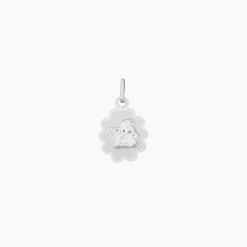 Histoire d'Or Pendentif Ange Nuage or blanc